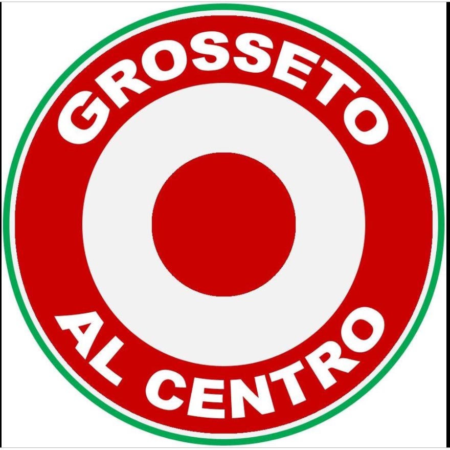 Il logo di Grosseto al centro