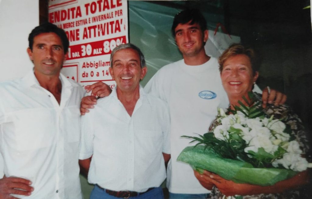 Ivana Sclavi con il marito e i figli