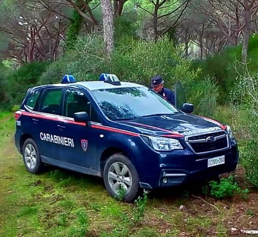 I carabinieri forestali della stazione di Orbetello