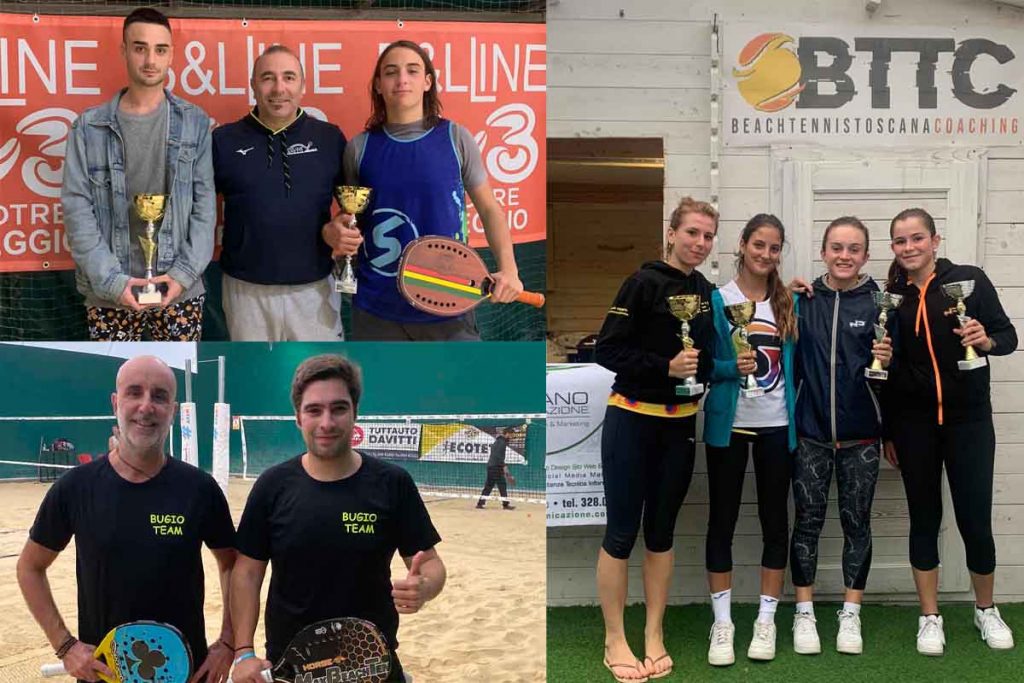 Toscani di beachtennis, spettacolo nelle prime due giornate