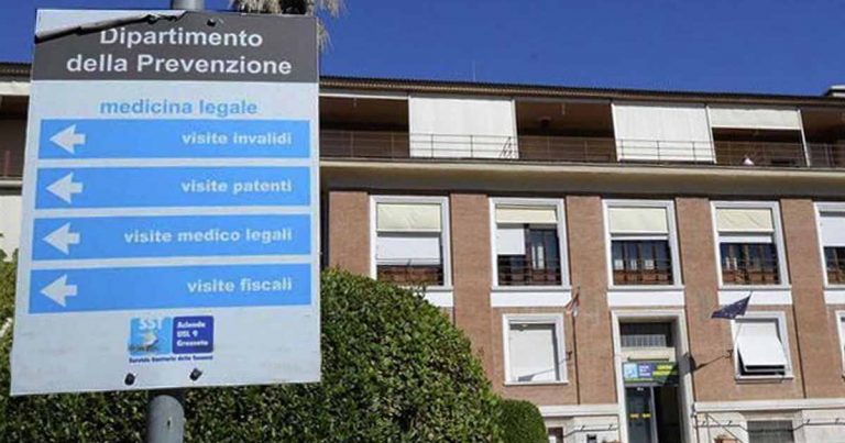 La sede dell'Asl a villa Pizzetti