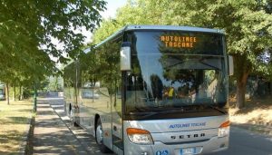 Un autobus di AT maremma - oggi