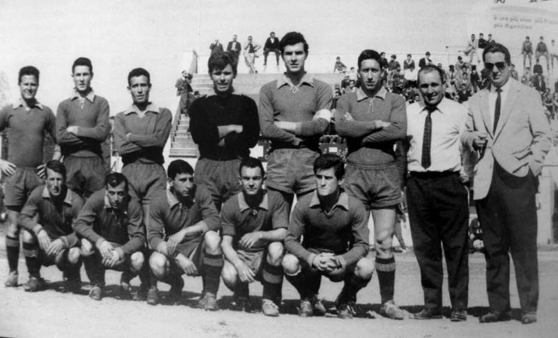 Un'immagine del 61-62, Guido Fratini è il terzo da sinistra sotto