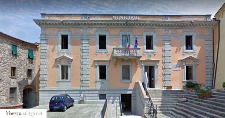 Il municipio di Gavorrano