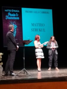 La premiazione di Matteo Strukul