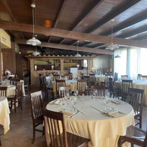 La sala interna del ristorante