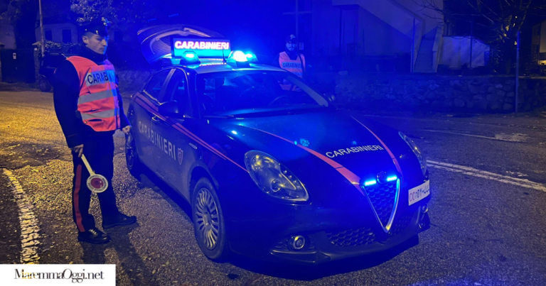 Una pattuglia dei carabinieri