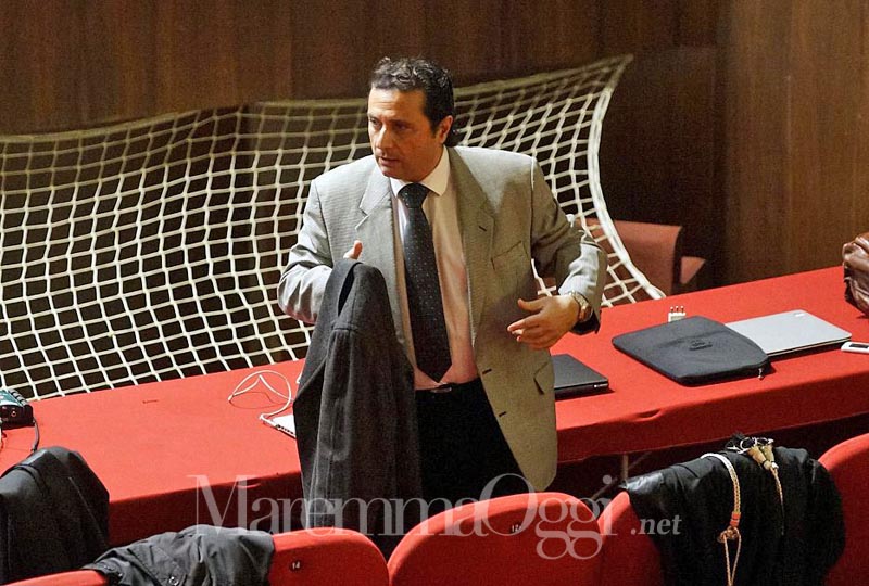 Francesco Schettino al processo al teatro Moderno di Grosseto