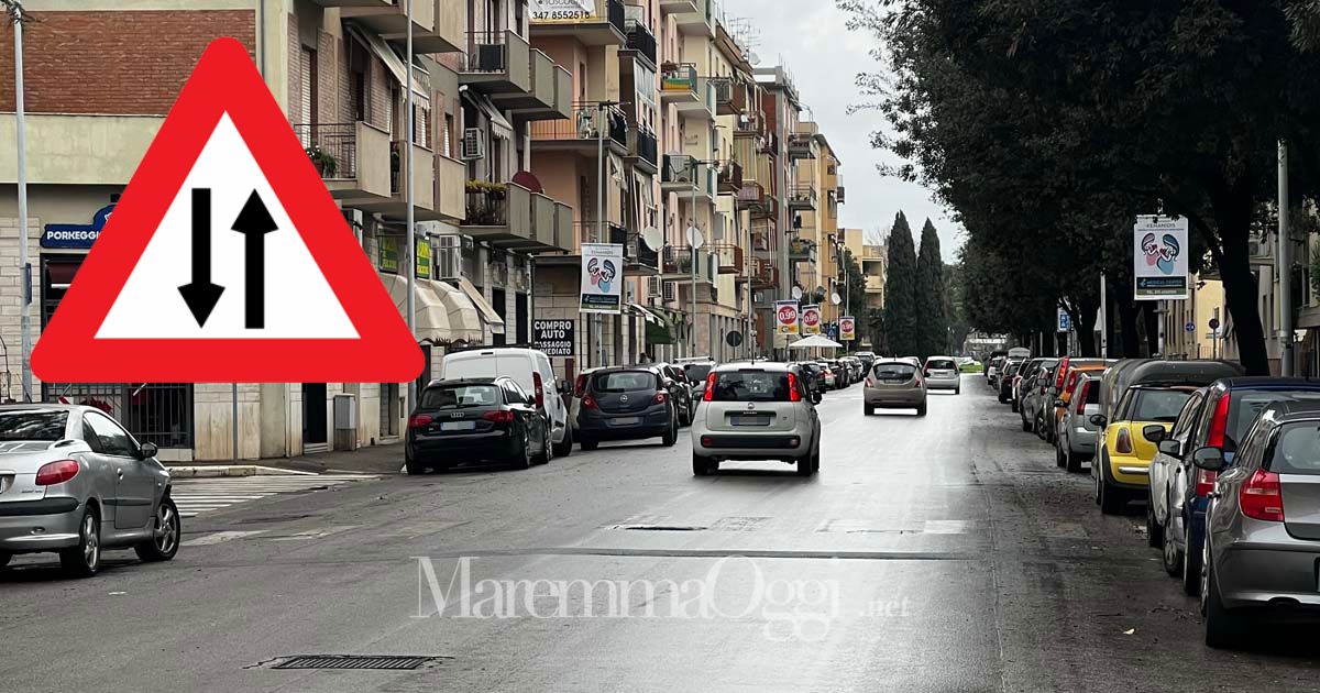 Via Brigate Partigiane diventa a doppio senso