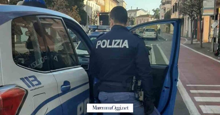 Una pattuglia della polizia