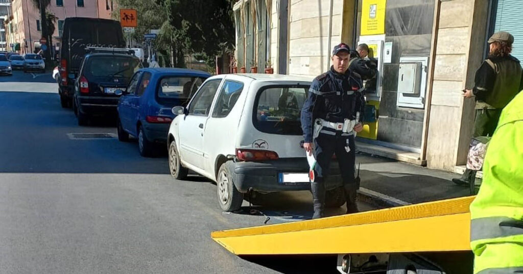 Un'altra rimozione, in via Scansanese