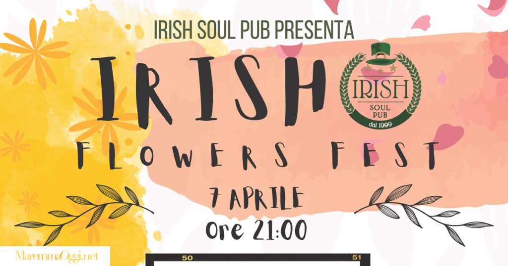 Flower fest Irish pub 7 aprile