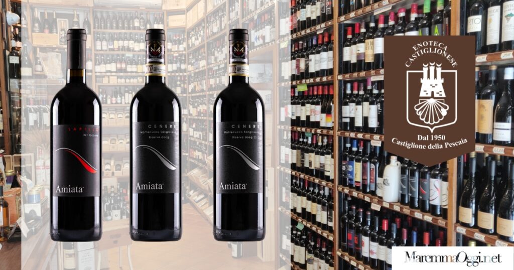 Enoteca castiglionese con i vini di Amiata vini