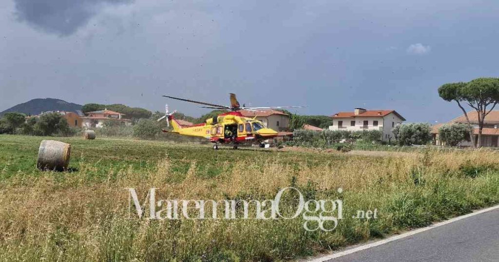 Pegaso II appena atterrato a Casalecci