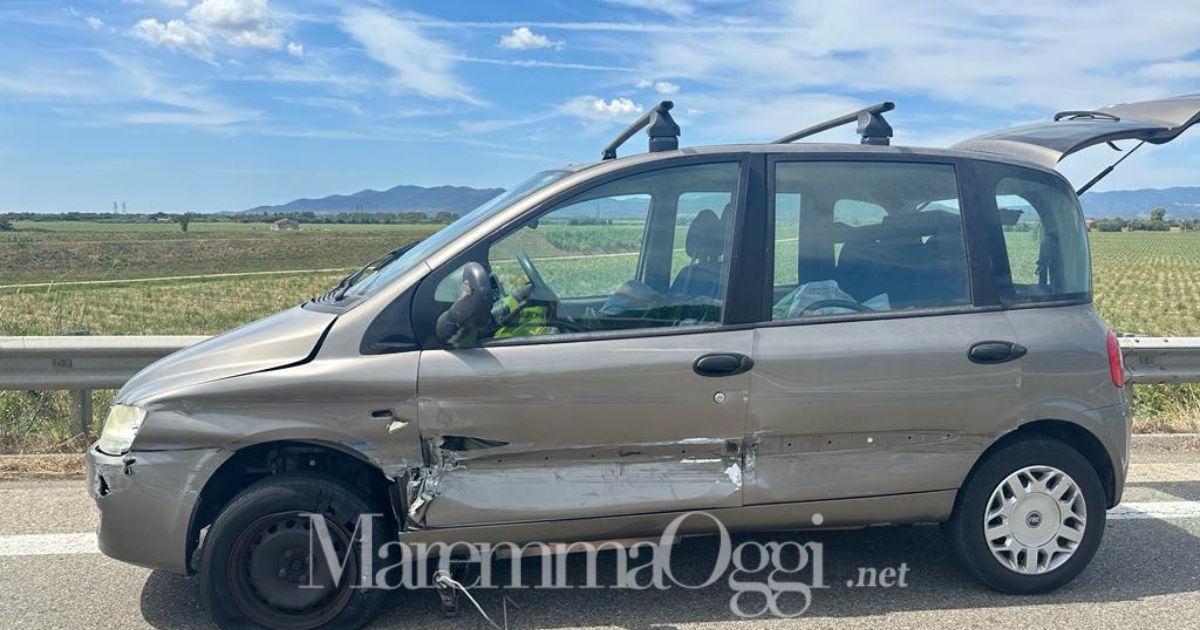 Si Schianta Con L'auto Contro Il Guard Rail | MaremmaOggi