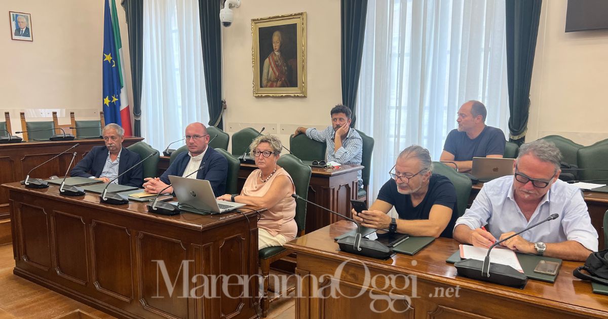 Un momento della commissione ambiente: a sinistra il presidente del Fiora e l'ing Ticciati, dietro l'assessore Megale e il consigliere Gori, in primo piano l'assessore Ginanneschi e l'ingegner Vecchieschi