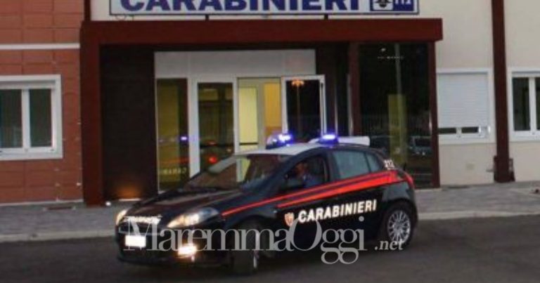 La caserma dei carabinieri di Follonica