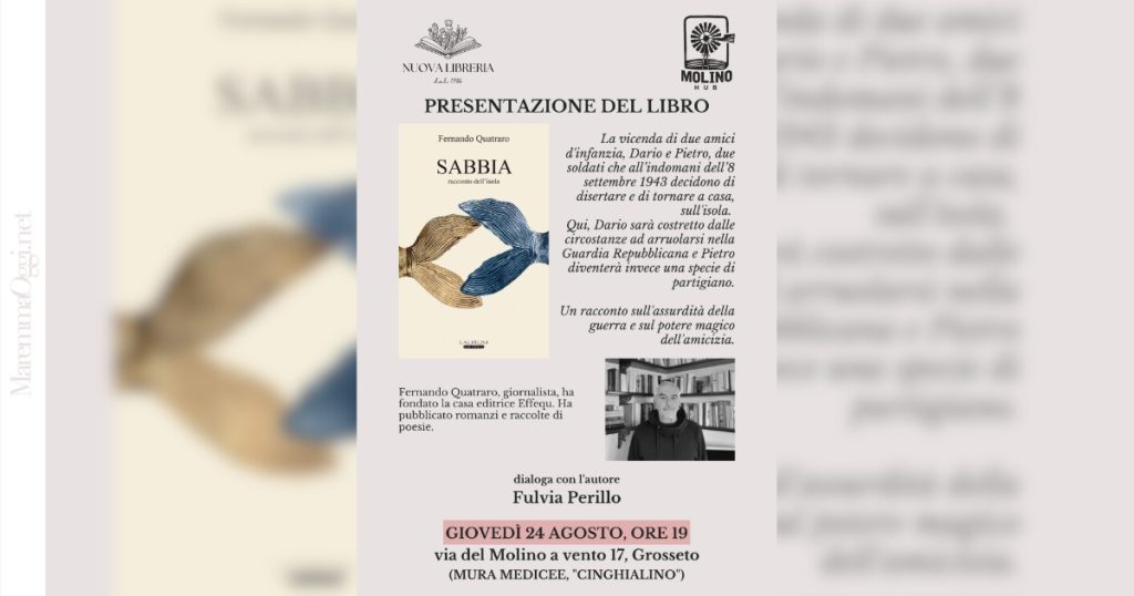 presentazione libro sabbia