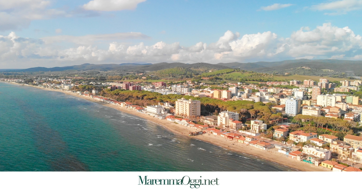 Follonica vista dall'alto