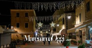 Le luminarie a Castiglione della Pescaia