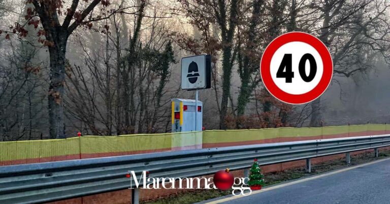 Grosseto-Siena, l'autovelox oscurato con la vernice al km 55 nel Comune di Murlo