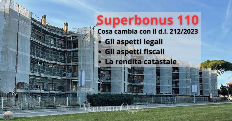 Un palazzo con il cantiere ancora aperto con il superbonus, in via Aurelia Sud. Quello che i grossetani chiamano "palazzo sega"