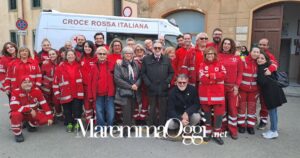 1 febbraio 2025 inaugurazione nuova autoambulanza Cri di Castiglione della Pescaia