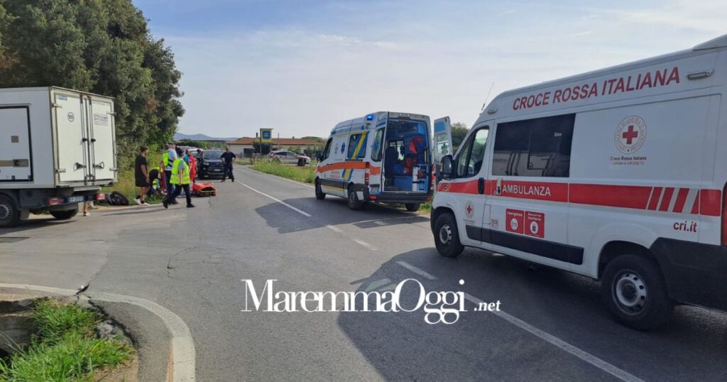 Incidente con lo scooter sulla Castiglionese