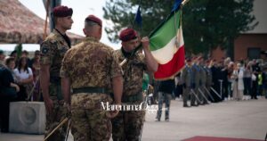 La cerimonia del cambio di comandante al Savoia Cavalleria di Grosseto