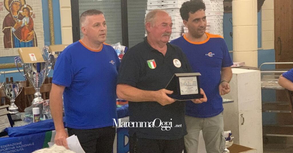 Silvano Reali premiato nel 2 trofeo Alunni del mare al centro
