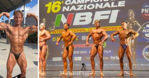 Per Andrea Vasellini 2° posto al campionato italiano di natural body building