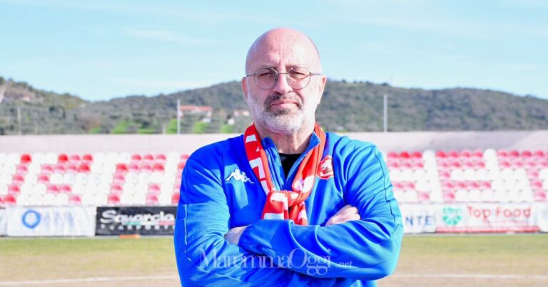 Roberto Malotti, nuovo tecnico del Grosseto (foto Noemy Lettieri per Grosseto 1912)