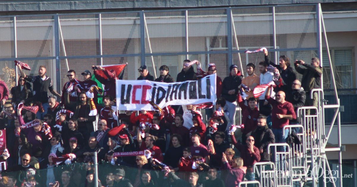 Grosseto-Livorno, tifosi del Livorno