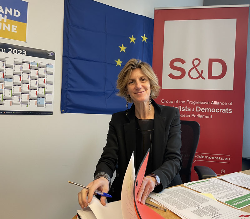 La parlamentare europea Camilla Laureti