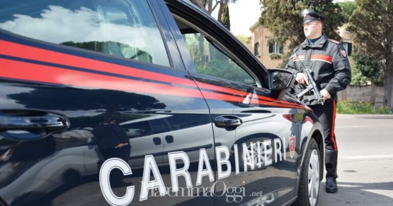 Una pattuglia dei carabinieri