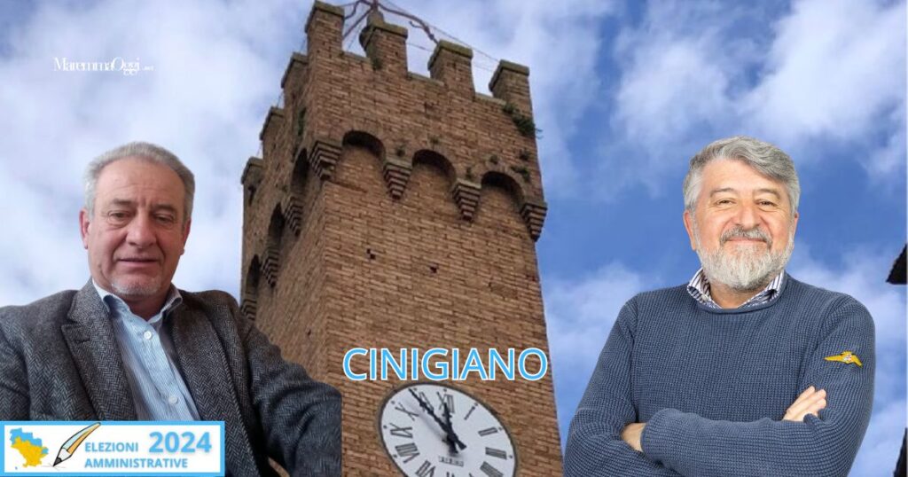 L'8 e 9 giugno si vota per il rinnovo del consiglio comunale di Cinigiano e per l'elezione del sindaco. Sono due le liste in corsa