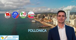 Andrea Pecorini, candidato sindaco a Follonica, è sostenuto da 4 liste