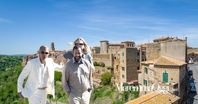 Jay Kelly a Pitigliano: Adam Sandler e George Clooney protagonisti del film