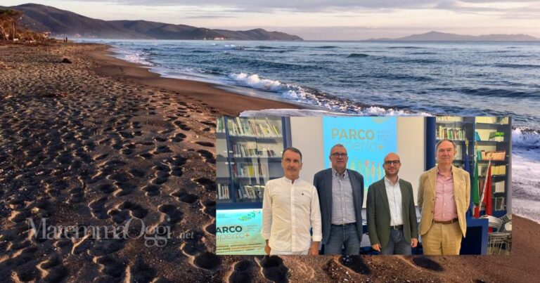 La spiaggia di Alberese nel Parco della Maremma e la presentazione di Parco Aperto