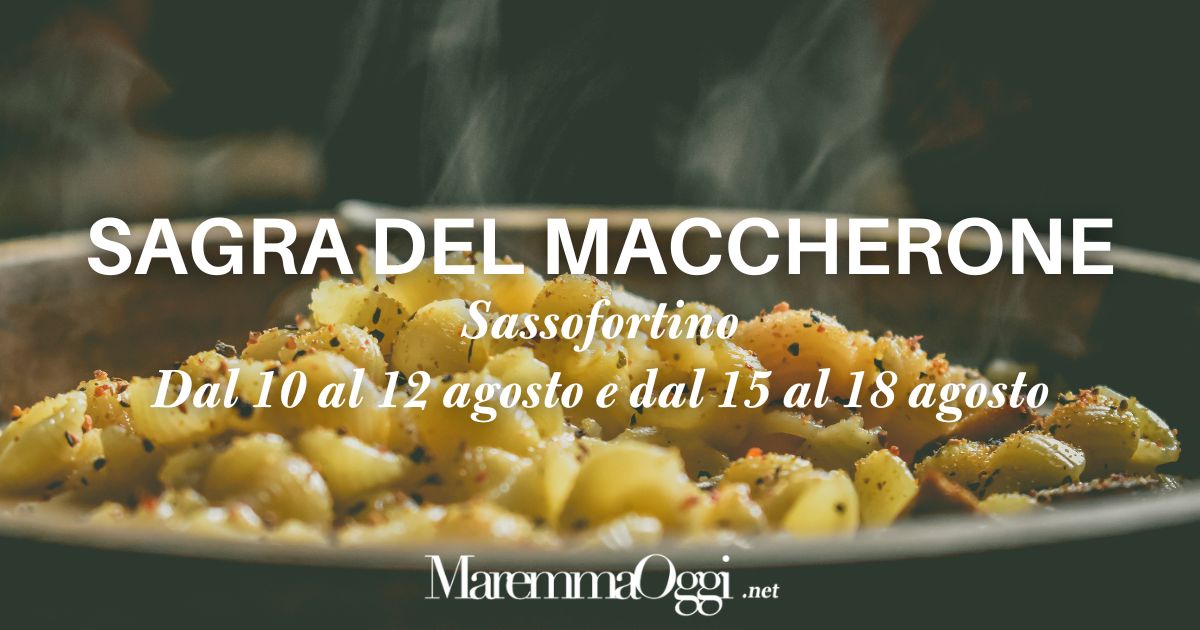 La sagra del maccherone a Sassofotino