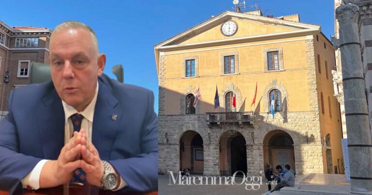 Il comune di Grosseto e il sindaco Antonfrancesco Vivarelli Colonna