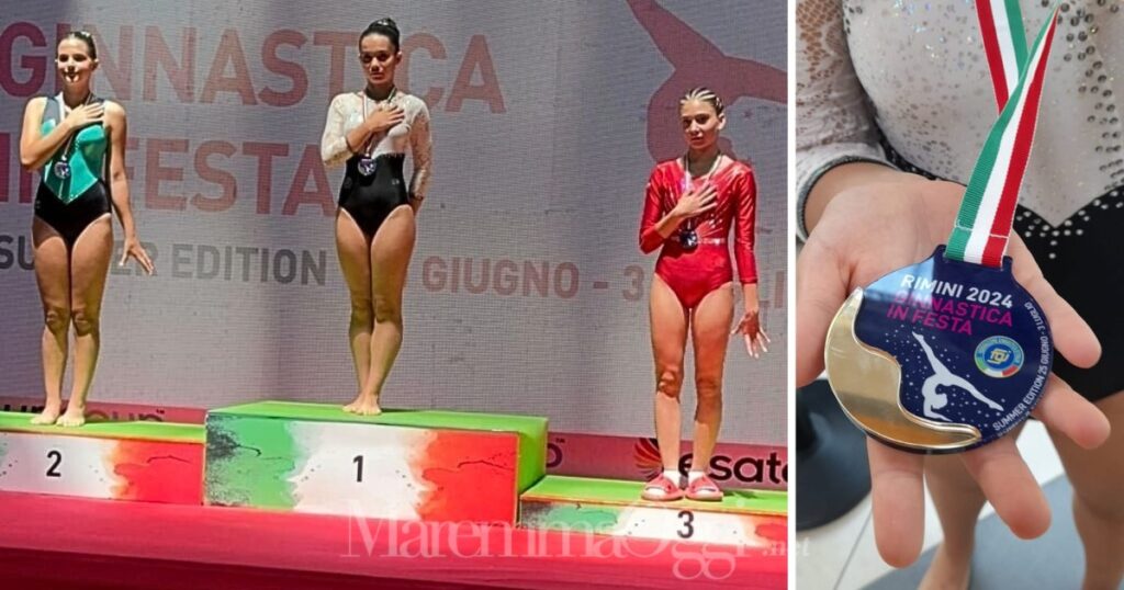 Veronica Formisano sul gradino più alto del podio a Rimini per Ginnastica in festa