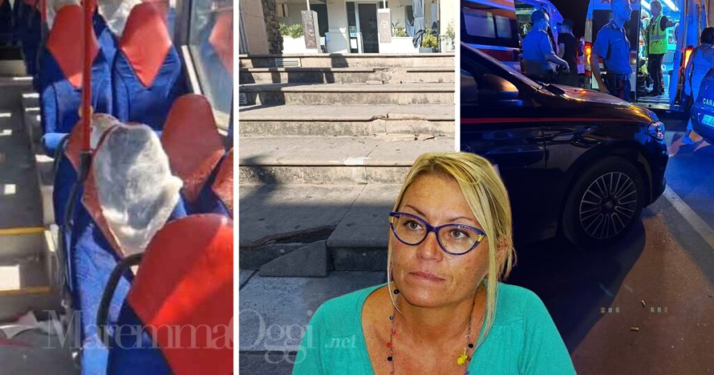 La sindaca Elena Nappi stanca e amareggiata. I sedili del bus danneggiati, la scalinata all'Orto del Lilli e la rissa di sabato 24 sera