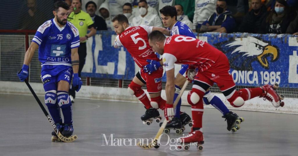 In una foto di archivio, una vecchia partita del Cp Grosseto