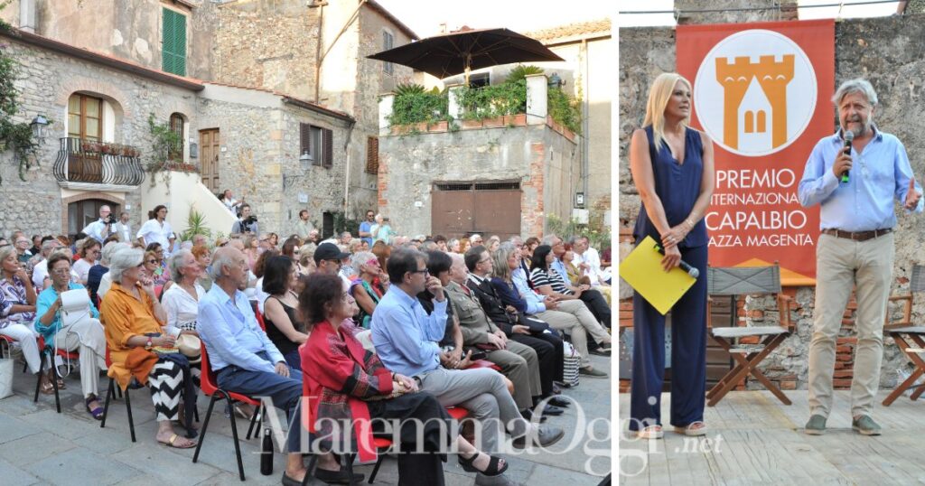 Torna il Premio Internazionale Capalbio, a destra Eleonora Daniele e il sindaco Gianni Chelini