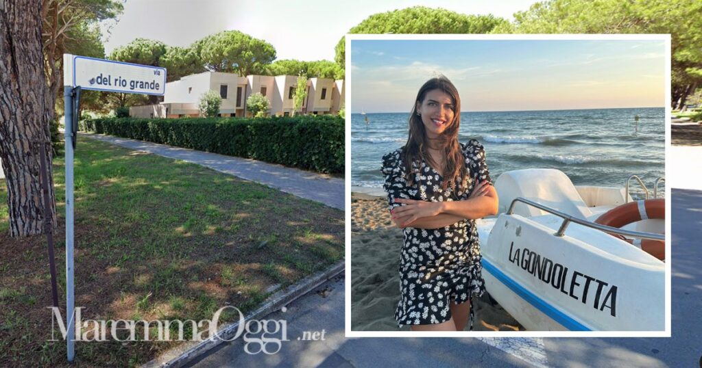 La zona del Rio Grande a Principina e Natalia Frattini alla Gondoletta di Marina di Grosseto