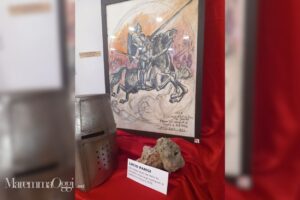 Alcuni pezzi in mostra a Batignano