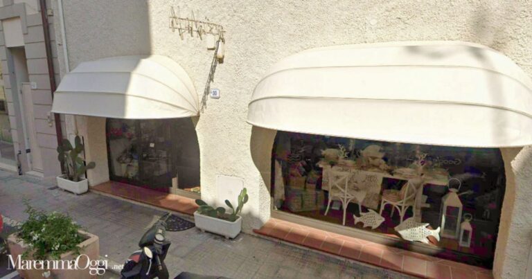 Il negozio Ma Maison a Follonica che chiude dopo 40 anni