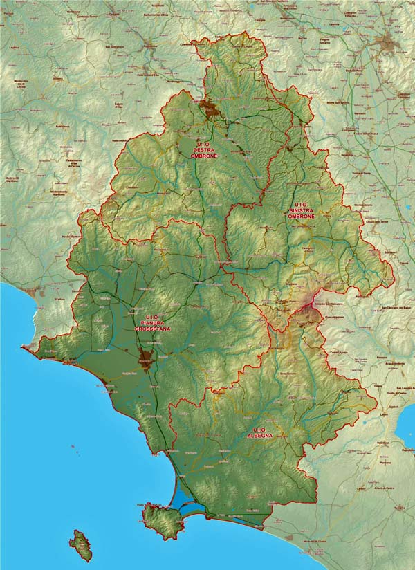 Il territorio del Consorzio di bonifica 6