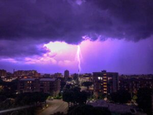 I fulmini a Follonica (Foto di Elena Usai)